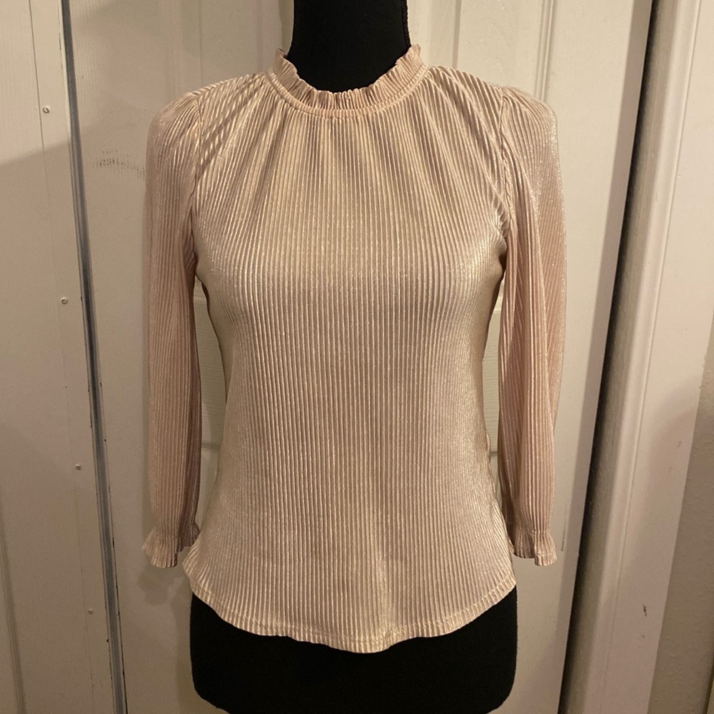 Monteau | women's blouse | tan | small